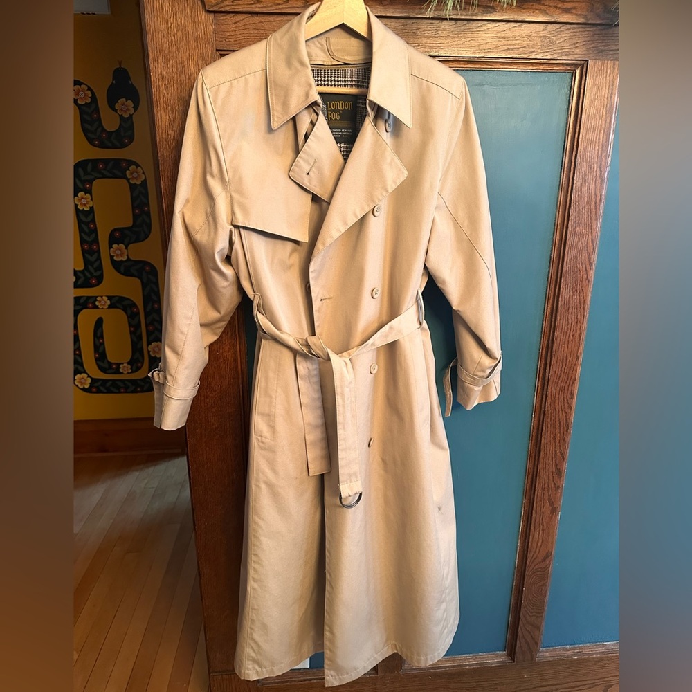 London Fog Tan Trench Coat